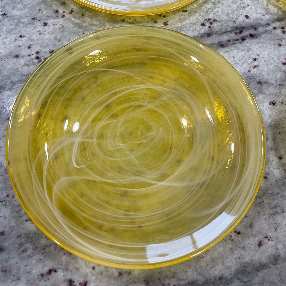 Crate&Barrel Rio Yellow Plates